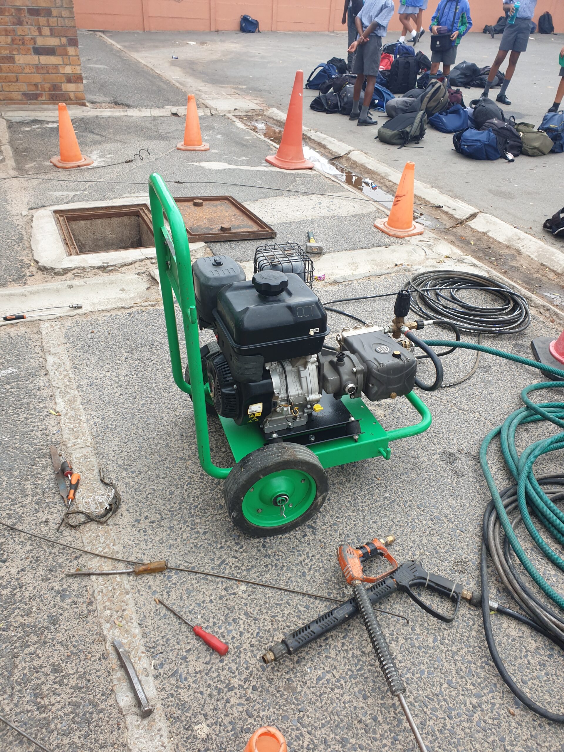 Hydro-jetting drain cleaning in Rosendal Delft